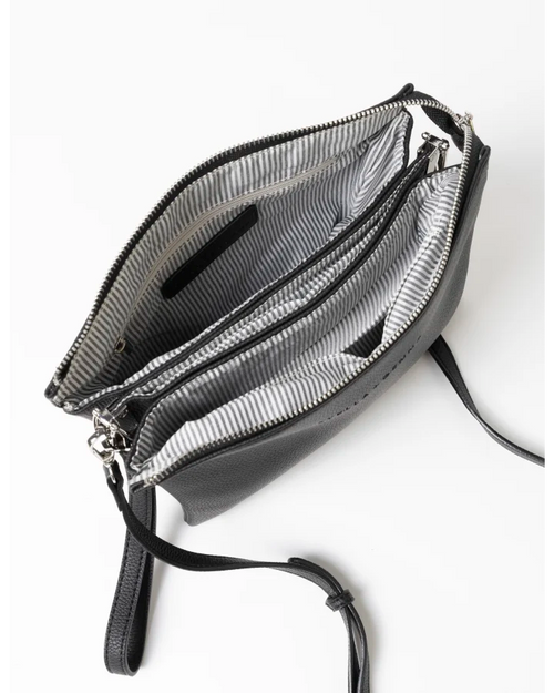Stella and Gemma Frankie Multi Pouch Bag Black