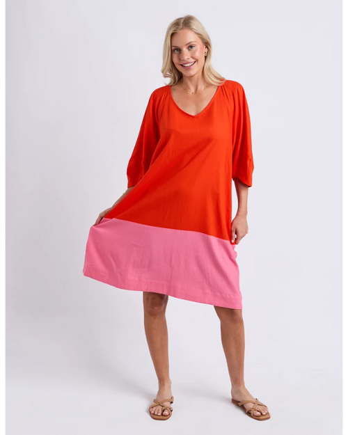 Elm Bella Dress Tangerine