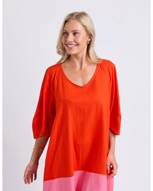 Elm Bella Dress Tangerine