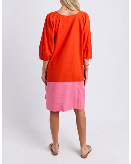 Elm Bella Dress Tangerine