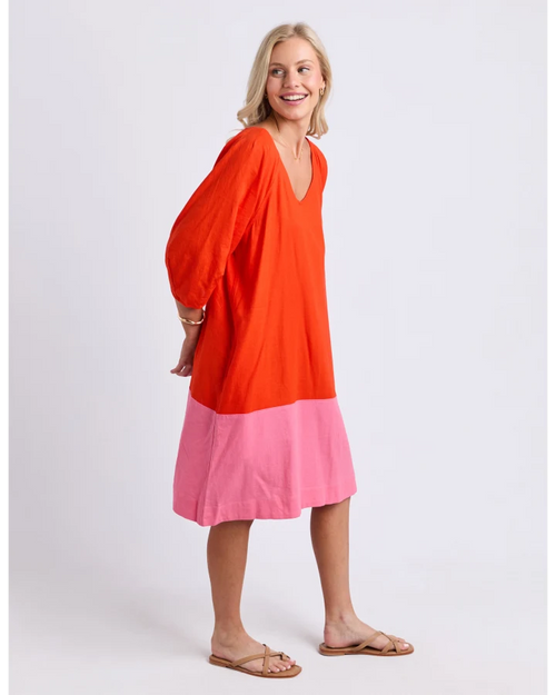 Elm Bella Dress Tangerine