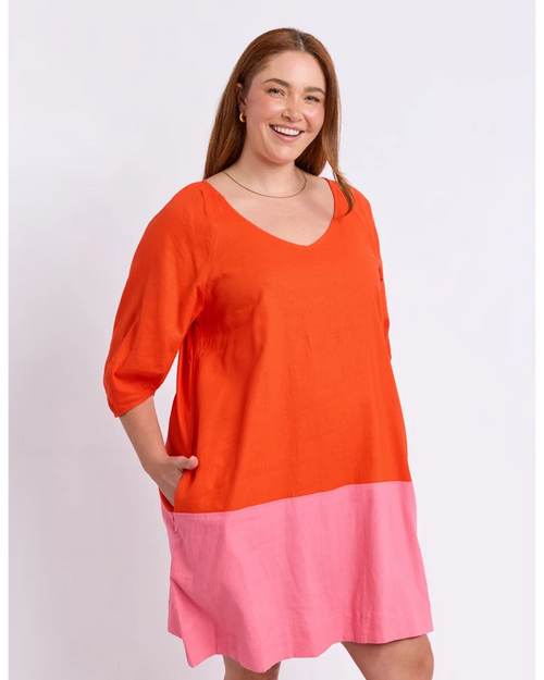 Elm Bella Dress Tangerine
