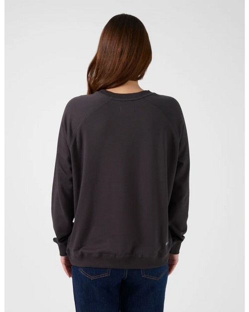 Stella and Gemma Classic Sweatshirt Cracked Rose Aged Black