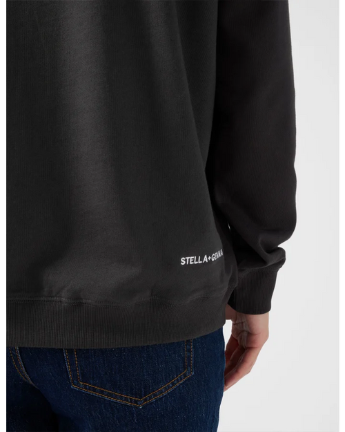 Stella and Gemma Classic Sweatshirt Cracked Rose Aged Black