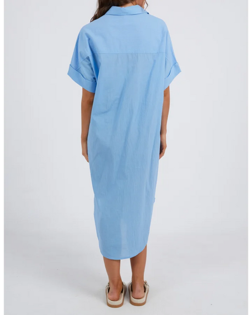 Elm Blake Shirt Dress Azure Blue