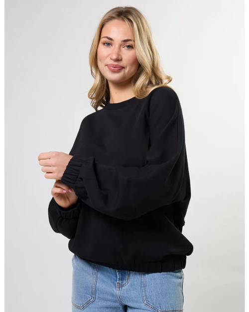 Stella and Gemma Bubble Sweatshirt Black