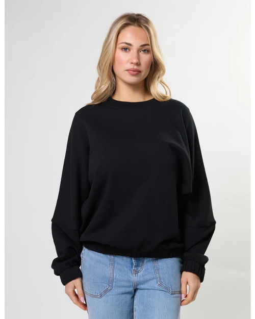 Stella and Gemma Bubble Sweatshirt Black
