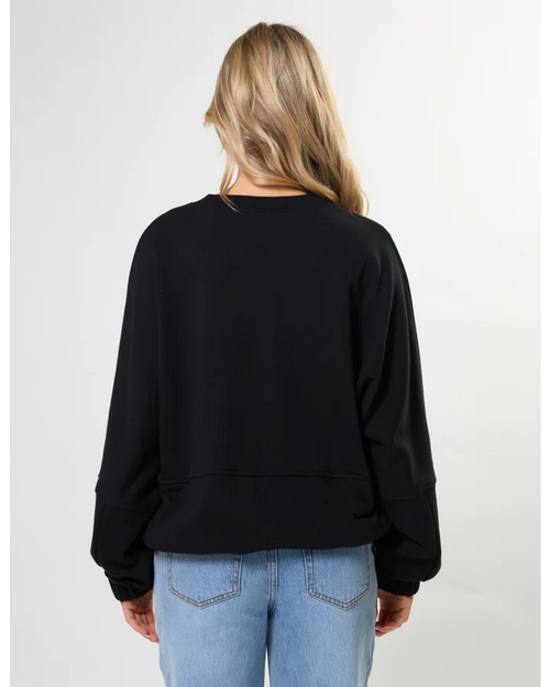 Stella and Gemma Bubble Sweatshirt Black