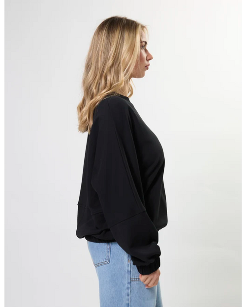 Stella and Gemma Bubble Sweatshirt Black