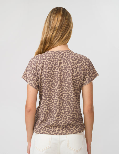 Stella and Gemma Cara Top Leopard
