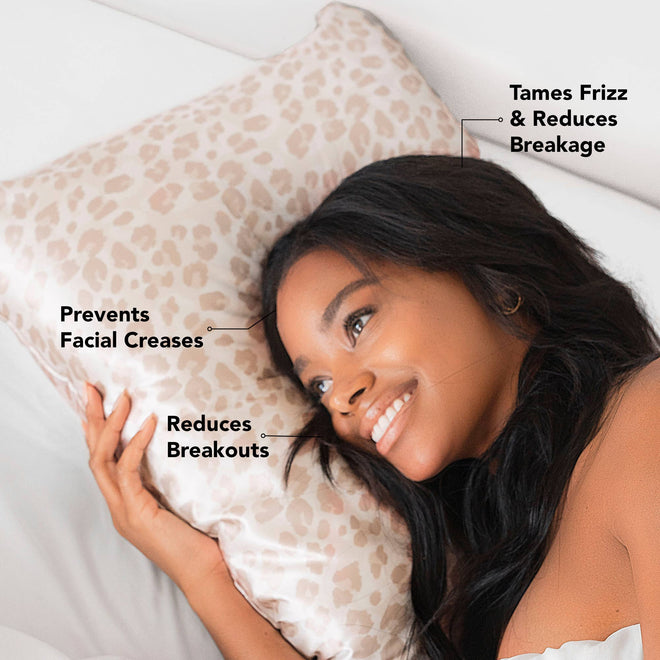 Kitsch Satin Pillowcase - Leopard