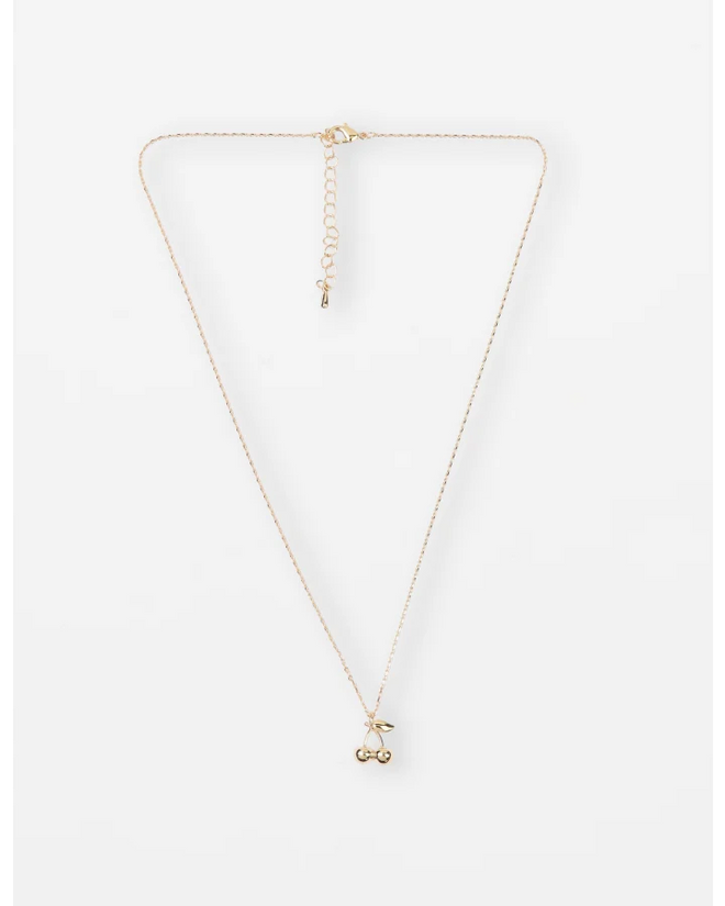 Stella and Gemma Necklace Cherries Gold