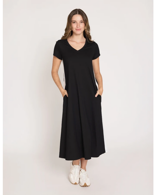 PREORDER - Stella and Gemma Gabriel Cleo Dress Black DUE OCTOBER