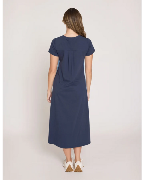 PREORDER - Stella and Gemma Gabriel Cleo Dress Navy DUE OCTOBER
