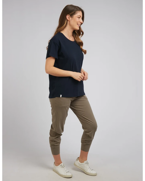 Elm Clover T Shirt Navy