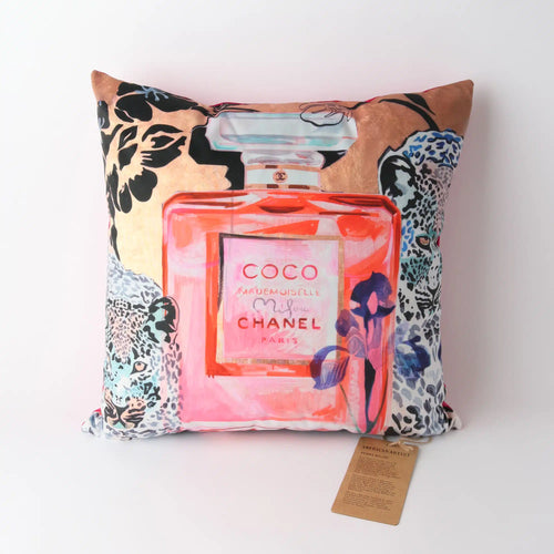 Art Cushion Velvet Coco Pink