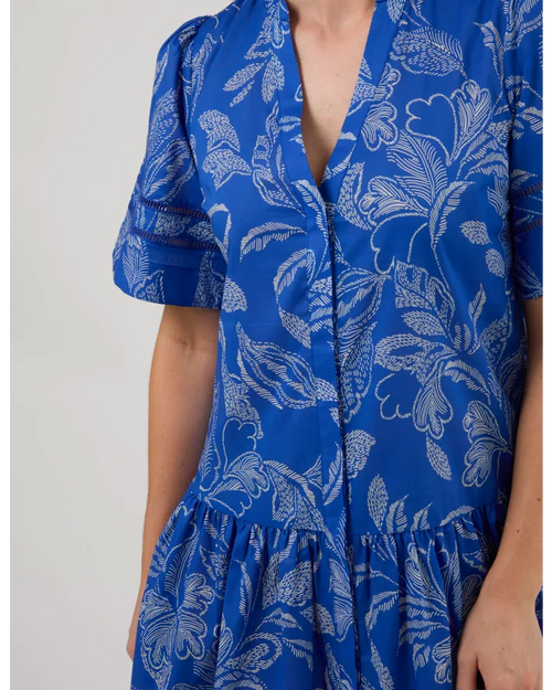 Stella and Gemma Eugenie Dress Corfu Cobalt