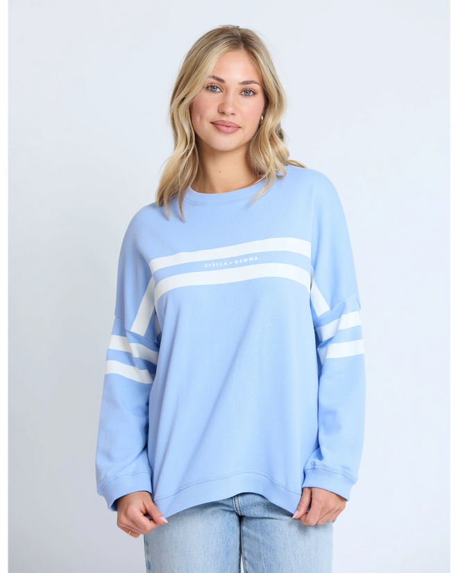 Stella and Gemma Cornflower True Icon Newport Sweatshirt