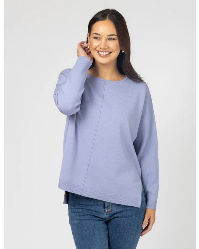 Stella and Gemma Halle Knit Top Cornflower
