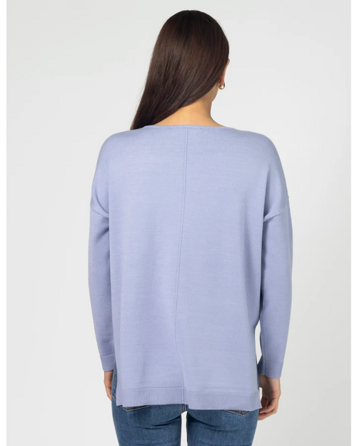 Stella and Gemma Halle Knit Top Cornflower