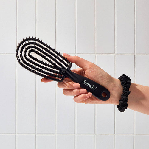 Kitsch Detangling Flexi Brush - Black