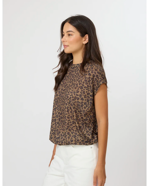 Stella and Gemma Dana Top Leopard