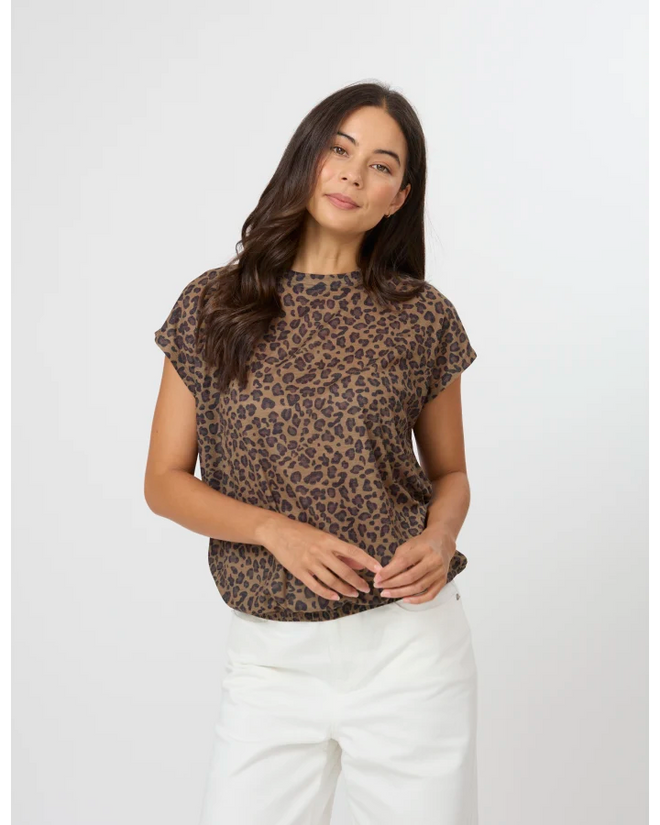 Stella and Gemma Dana Top Leopard