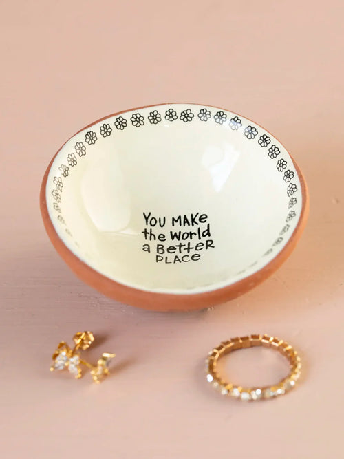 Trinket Dish You Make the World