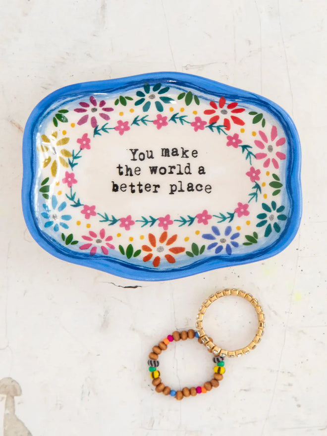 Trinket Dish Make the World Better