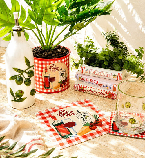 La Dolce Vita Planter Red 12cm