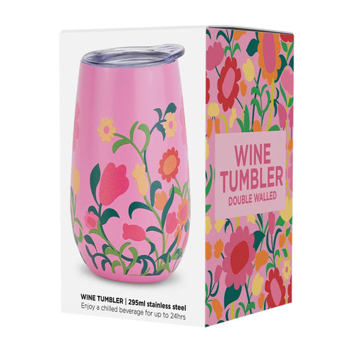 Tumbler Double Walled Flower Patch