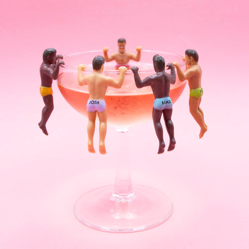 Hunky Buddies Drinks Markers 6 Piece Set