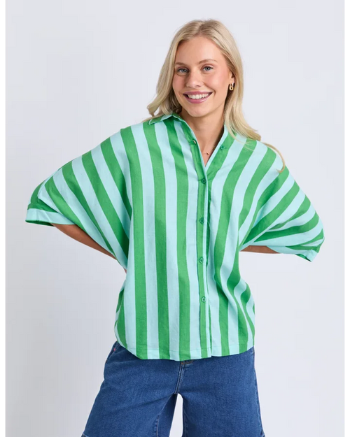 Elm Palmero Greenbriar Stripe Shirt