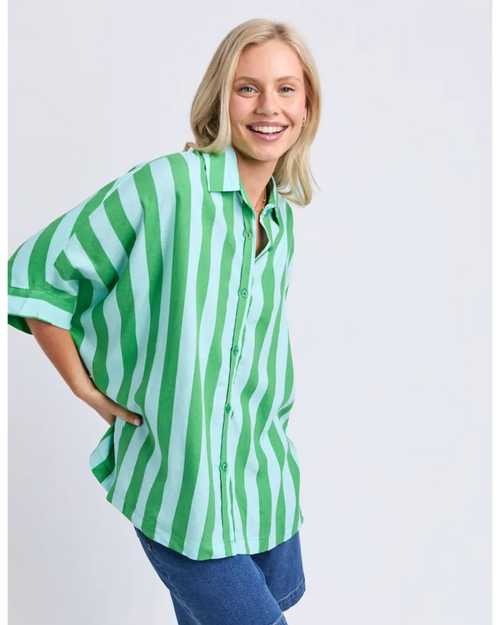 Elm Palmero Greenbriar Stripe Shirt