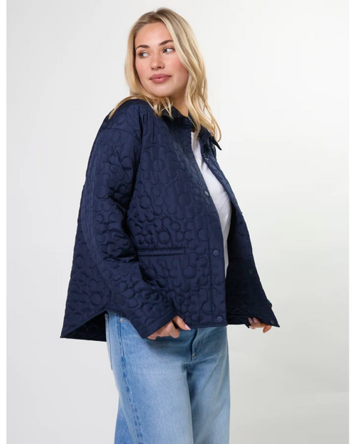 Stella and Gemma Flowerly Jacket Navy