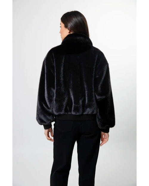 Stella and Gemma Gigi Black Fur Jacket
