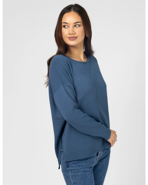 Stella and Gemma Halle Knit Top Peacock