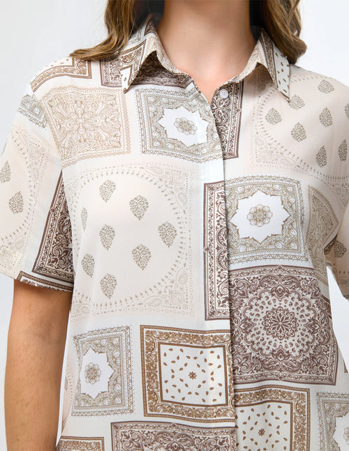 Stella and Gemma Heidi Blouse Tuscan Tile