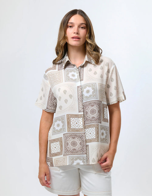 Stella and Gemma Heidi Blouse Tuscan Tile