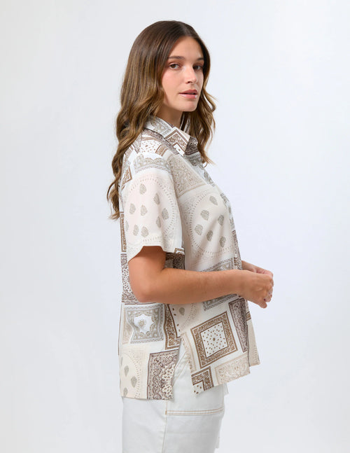 Stella and Gemma Heidi Blouse Tuscan Tile