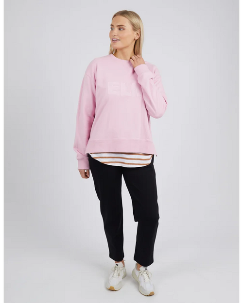 Elm Applique Sweatshirt Heather