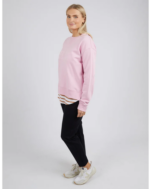 Elm Applique Sweatshirt Heather