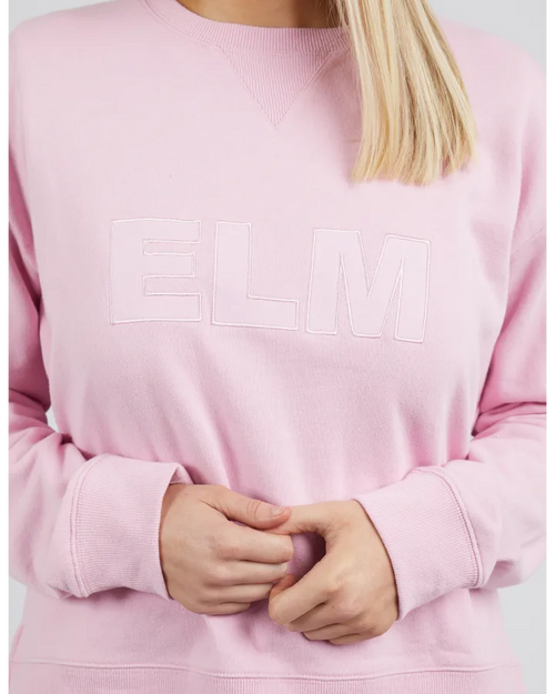 Elm Applique Sweatshirt Heather