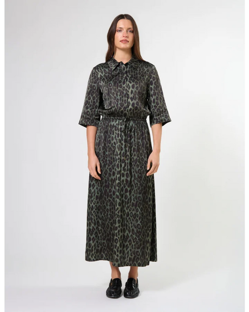 Stella and Gemma Honor Dress Khaki Leopard
