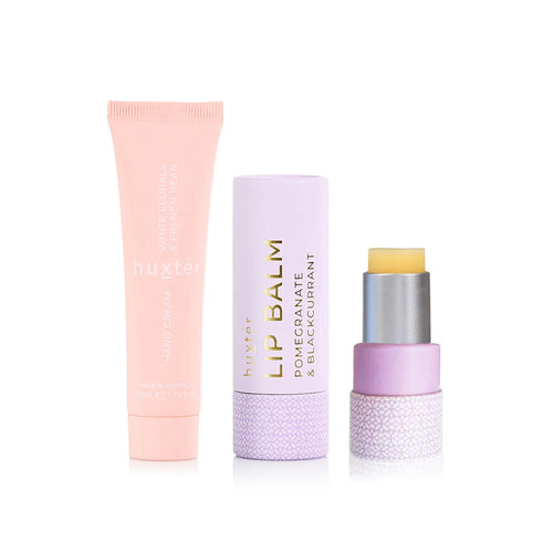 Huxter Lip & Hand Cream Duo White Florals & French Pear