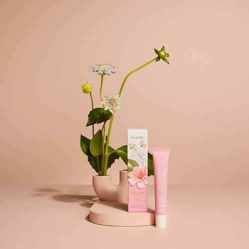 Huxter Hydrating Lip Oil Boxed Berry Pink