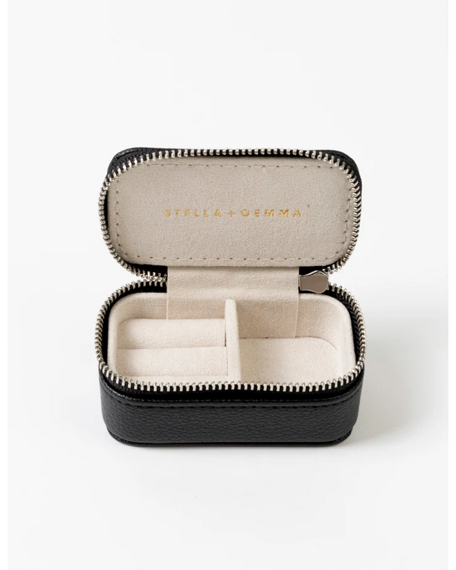 Stella and Gemma Jewel Box Small Black Rectangle