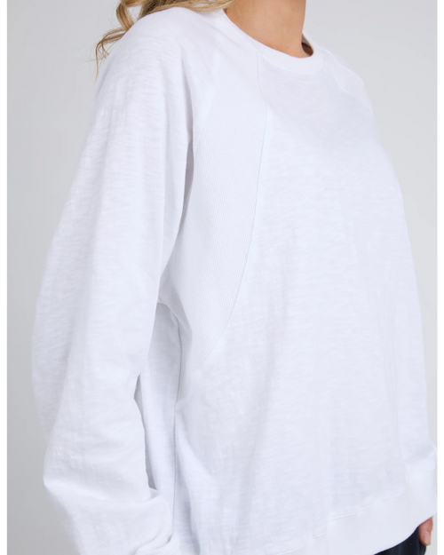 Elm Kinsley Sweatshirt White
