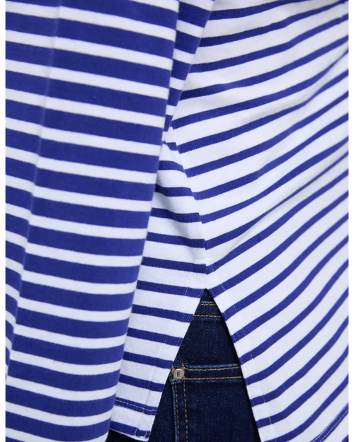 Elm Koki Sweatshirt Style Tee Deep Blue