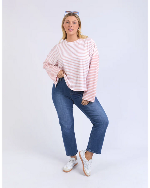 Elm Koki Sweatshirt Style Tee Blush